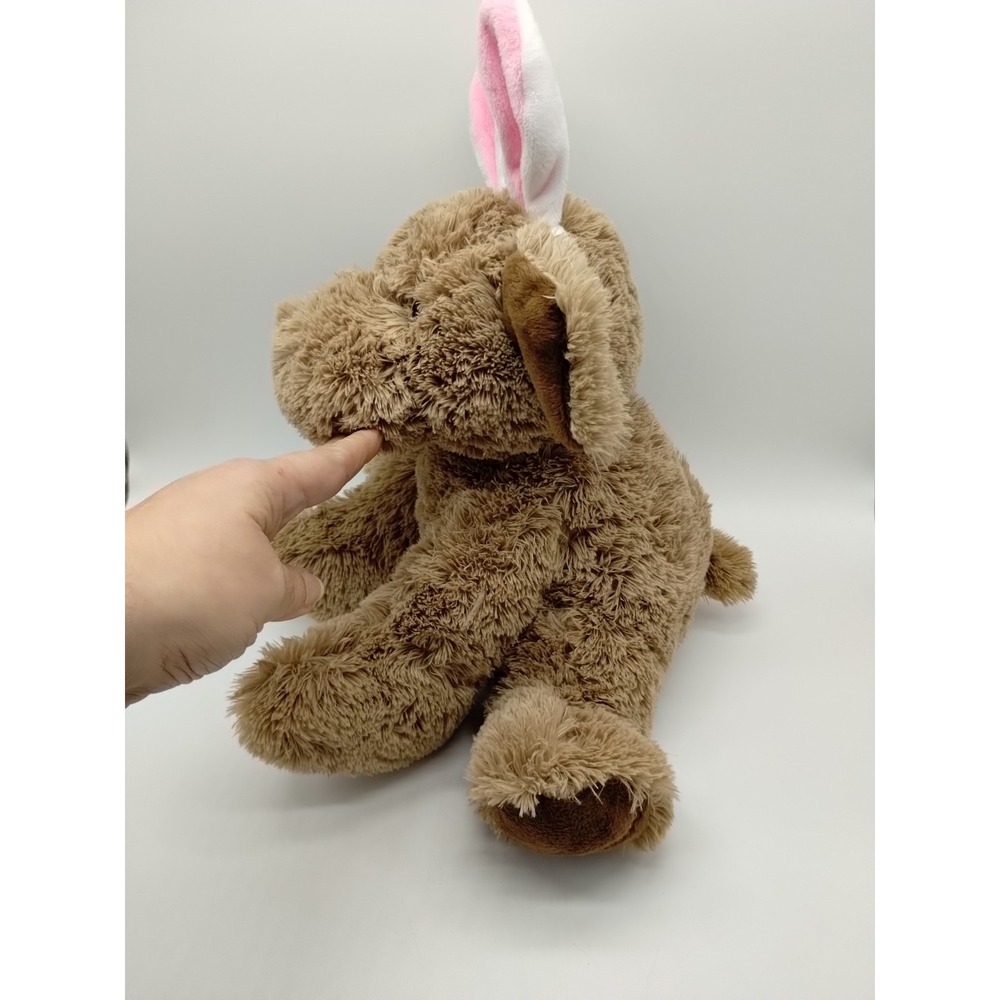 Russell Stover Bunny Dog Plush Cocoa Brown Puppy Stuffed Animal Easter Ears 13" - Picture 3 of 10